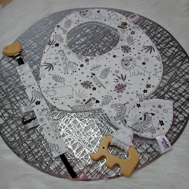 Kit de naissance &quot;Animaux de la jungle&quot;