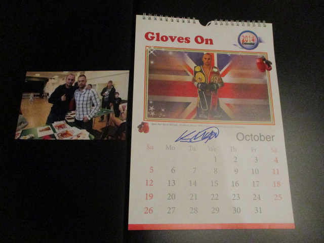 Kevin 'The Hammer' Mitchell Authentic Autographed Signed Items In-Person At Our Event On 12th October 2013