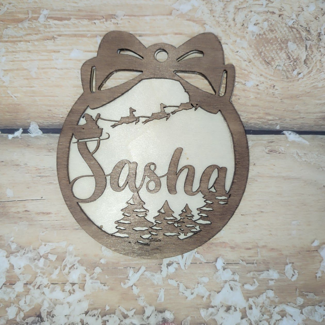 Décoration de sapin &quot;Paysage de Noël&quot;