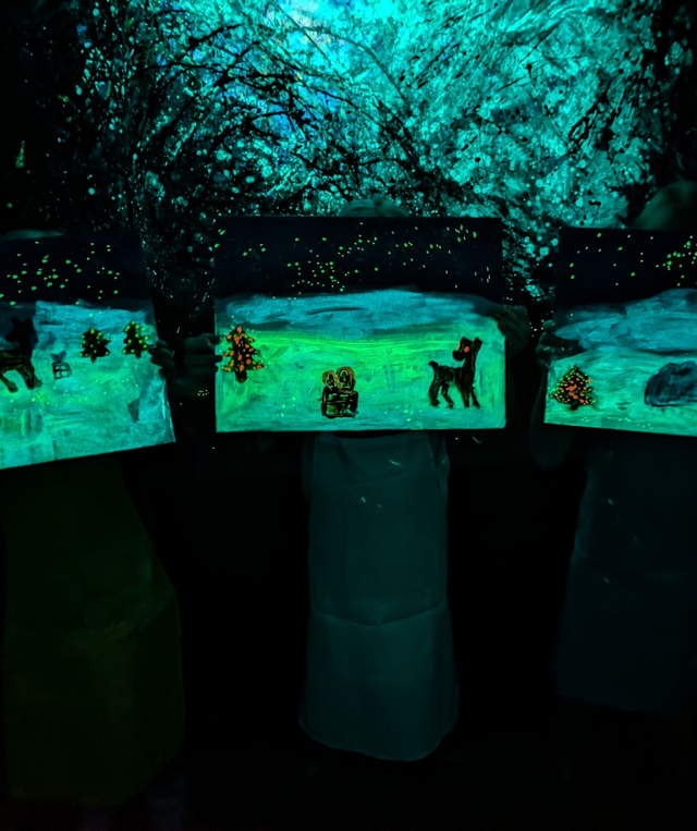  Malworkshop Zauberlicht - Special*( Frühlings - Glow in the dark) für Kids 6 -12 Jahre  20.April 2026 