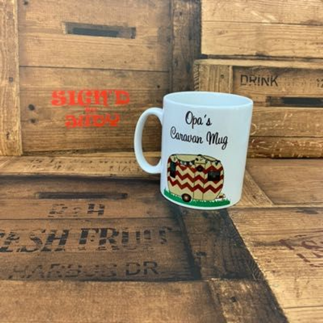 Red Caravan Mug 