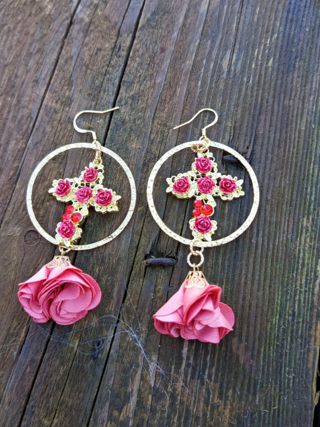 Boucles d'oreilles lustre Lalima