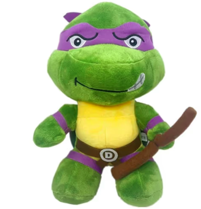Ninja Turtles grote knuffel Donatello (25cm)
