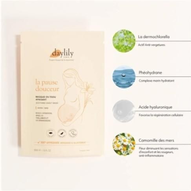 La Pause Douceur
Masque en tissu apaisant | 50ml