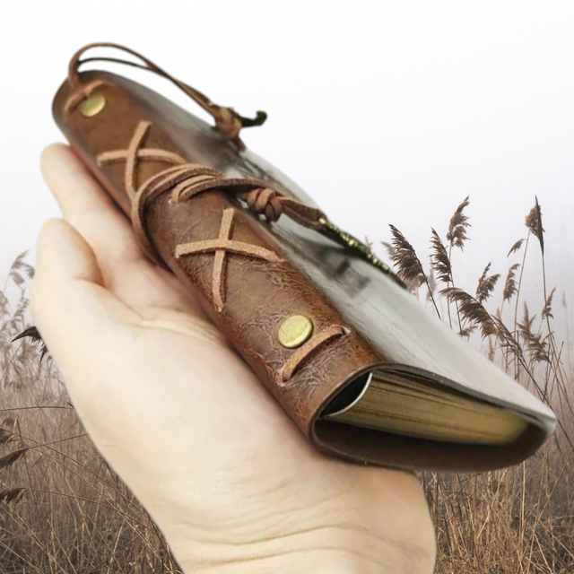 Grimoire vintage rouge