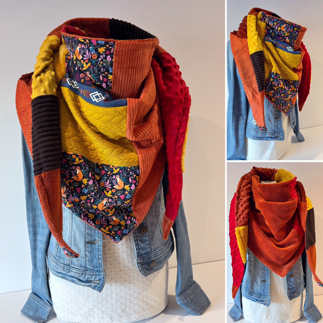 Maxi Chèche Double Patchwork 326