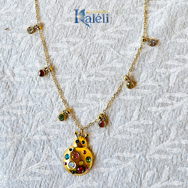 Collier "Coccinelle Précieuse" 