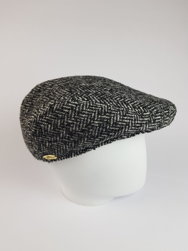 Lainage chevrons noir/blanc