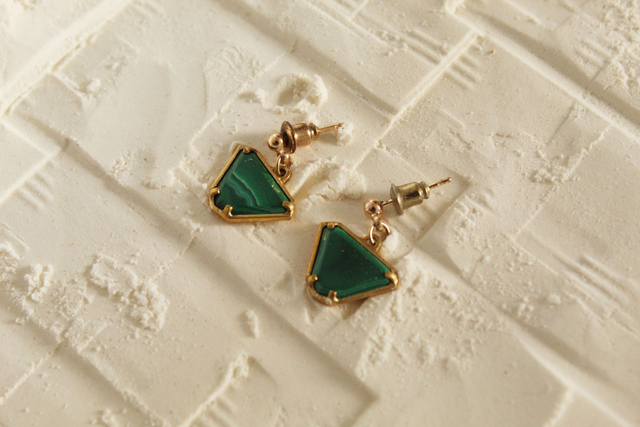Boucles d'oreilles malachite - JELANI