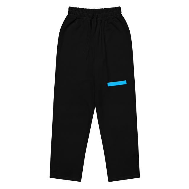 Wide-Leg Joggers 𓂀 Black