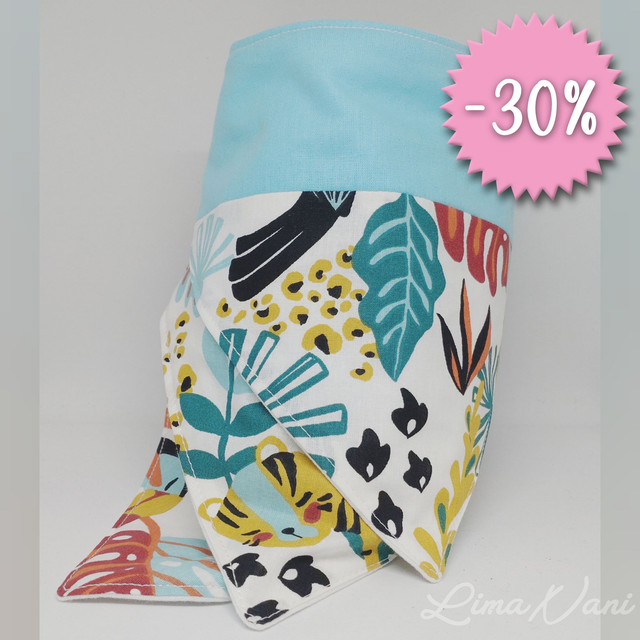 TAUERA – Lot de 3 bavoirs bandana personnalisables