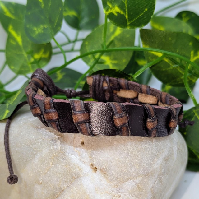 Bracelet &quot;Cop&quot; cuir BC-004