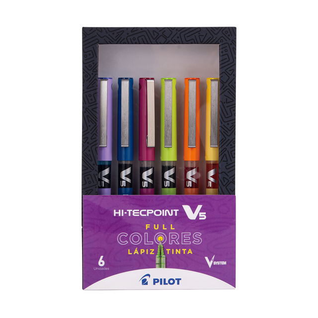 Set Lápices HI-Tecpoint V5 6 un.