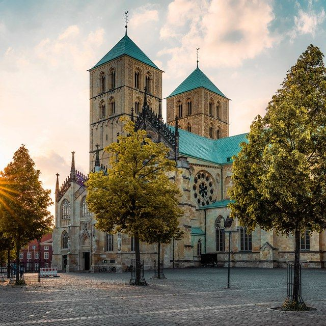 Dom zwischen zwei Bäumen