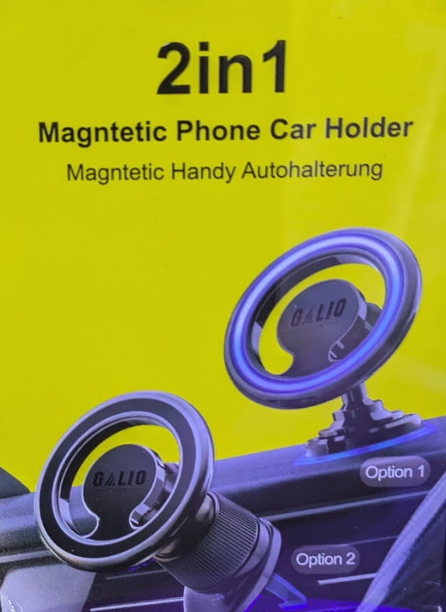GALIO deluxe 2in1 Magnetic Phone Car Holder – Dual Option