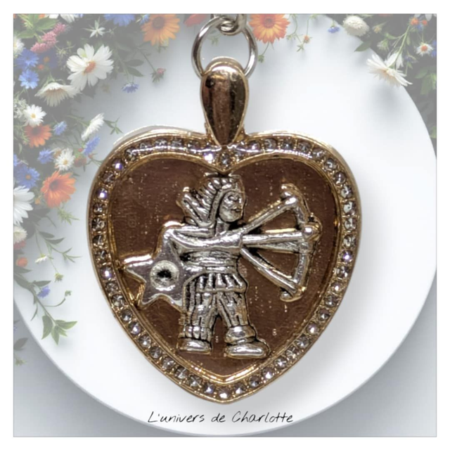 Porte-clés "Zodiaque" coeur