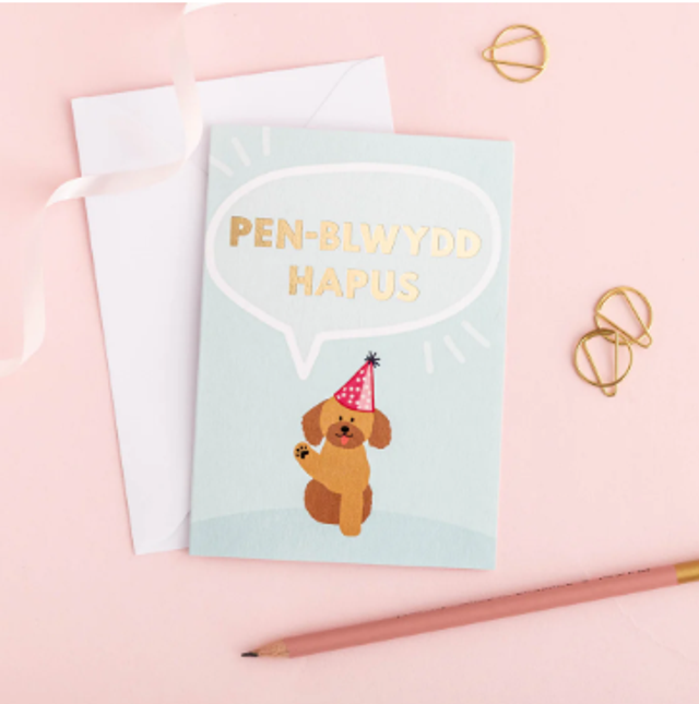 Draenog Designs Dog Birthday Card