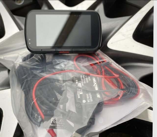 Sold - Nextbase 522 GW front dash cam used with new hard wiring kit and sd card - LE09