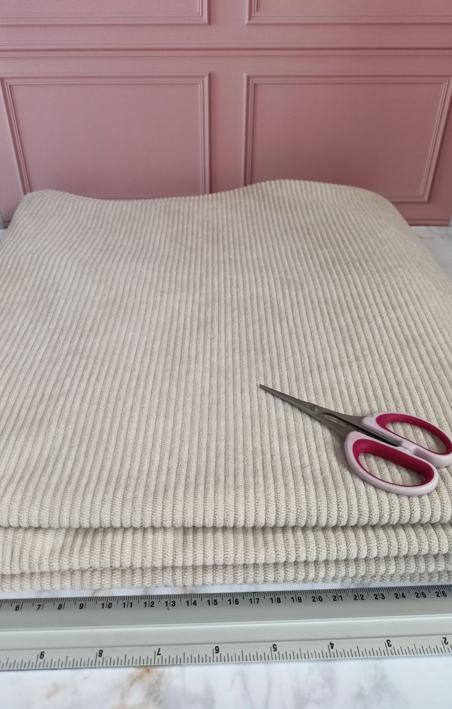 Velours côtelé beige