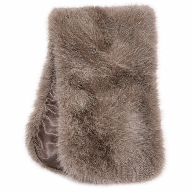 Estola color marrón visón 