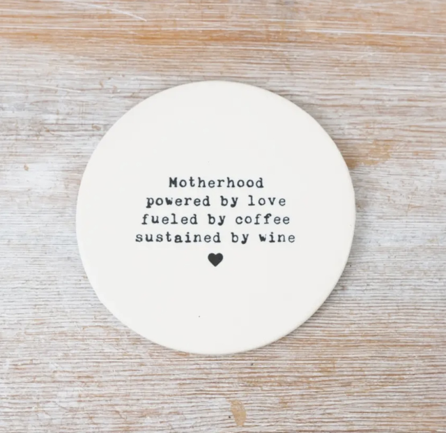 Motherhood ceramic coaster 
