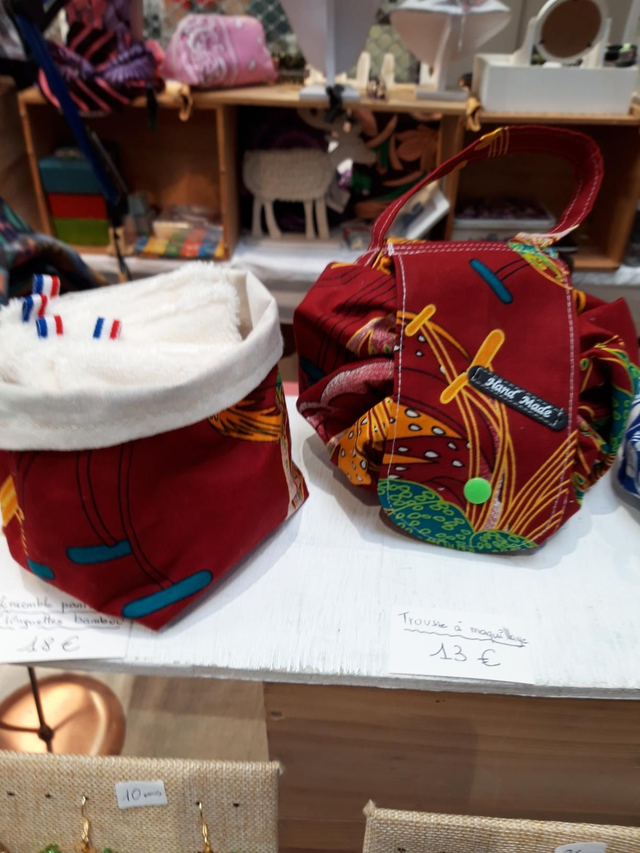 PANIÈRE en Wax pour lingettes 