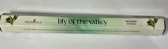 Elements Incense Sticks - Lily of the valley