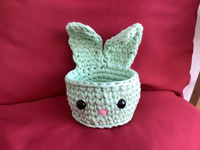 Corbeille animaux &quot; Le lapin&quot;