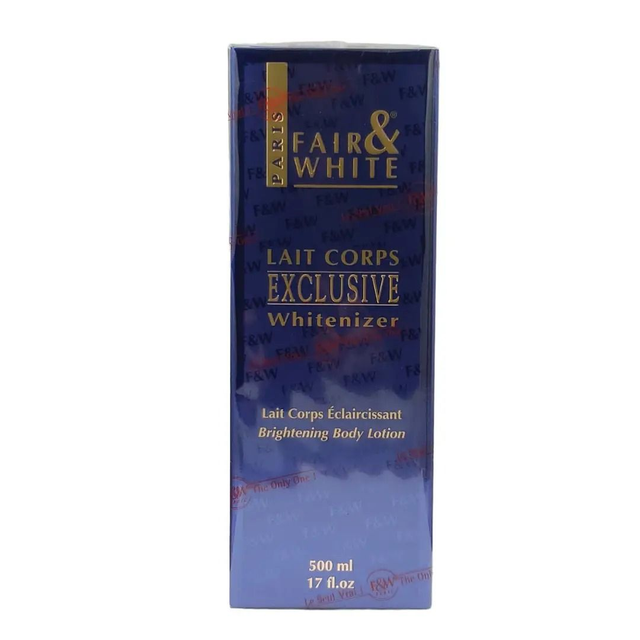 Fair &amp; White Lait Corps Exclusive Whitenizer Body Lotion 500ml