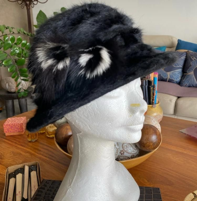 Superbe chapeau vintage retro taille 57