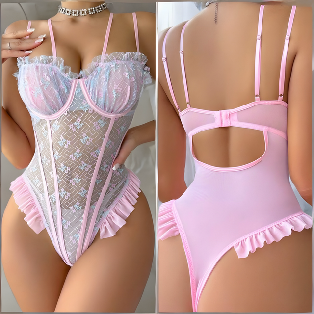 Body Rosée Dentelle (L)