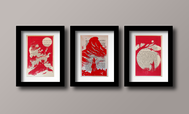  Petites Sérigraphies Artisanale Lovecraft