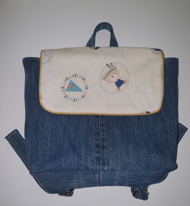 Sac à dos Indiens en jean