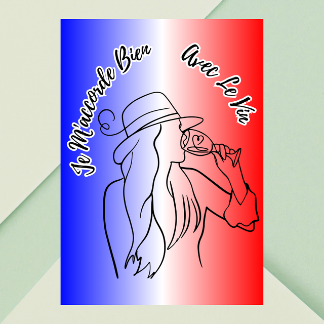 French Wine Mood — Je M’accorde Bien Avec Le Vin