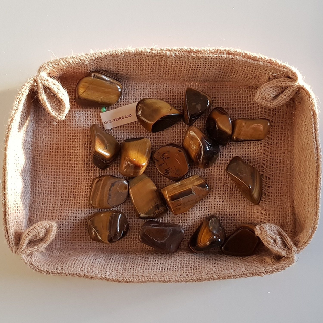 Oeil de Tigre / pierre semi-précieuse