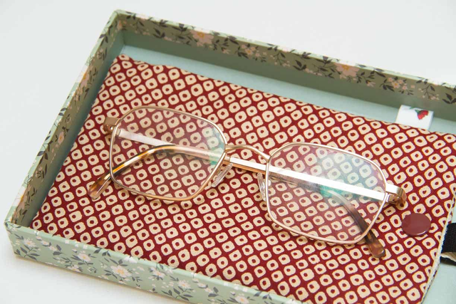 Funda para gafas Red Polka Dots