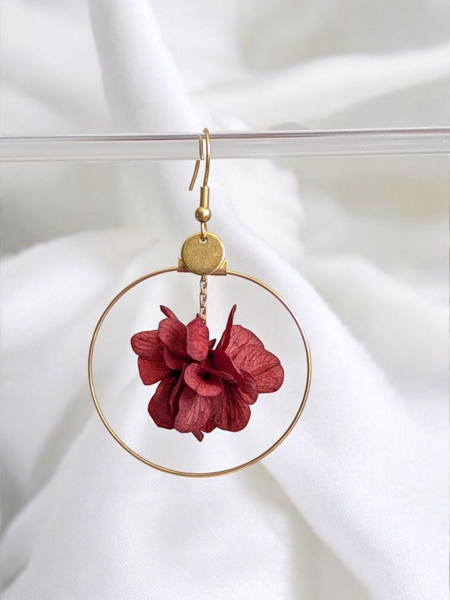 Boucles d'oreilles SOLEANA - Bordeaux