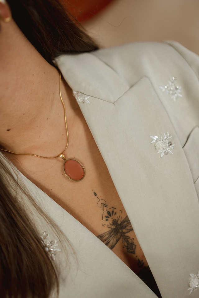 Necklace with Polymer Clay ~ Classic