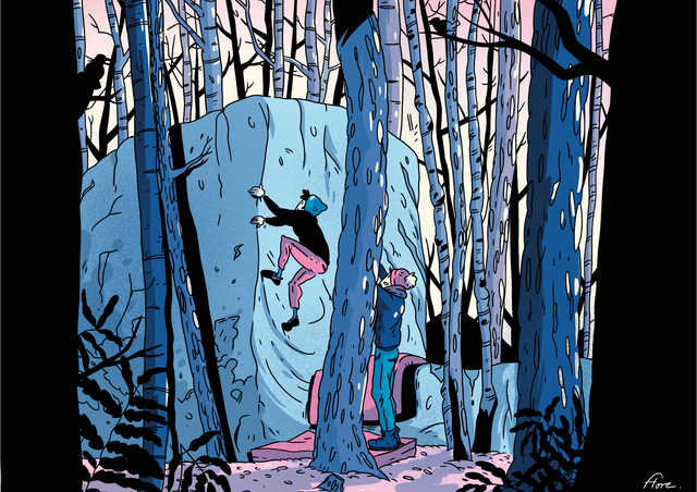 L' Angle Ben's, Fontainebleau, France - Impression - Série limitée