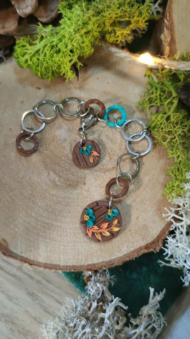 Compte-rang Hobbit turquoise