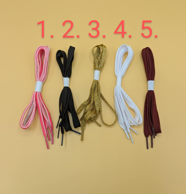 Lacets pour chaussures d’enfants – 70 cm – Compatibles bébés à tige haute