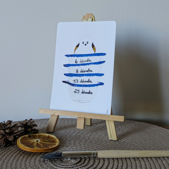 Le shima enaga fête Noël - Tirages d'art multiformats