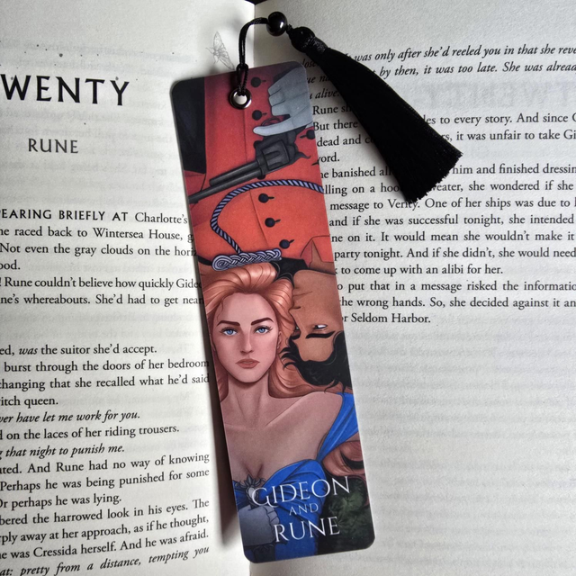 Crimson Moth - Rebel Witch - Bookmark - Kristen Ciccerelli