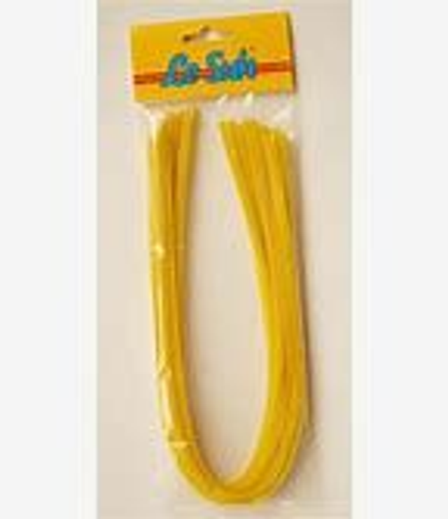 Pijpenragers / chenilledraad maisgeel (472006)