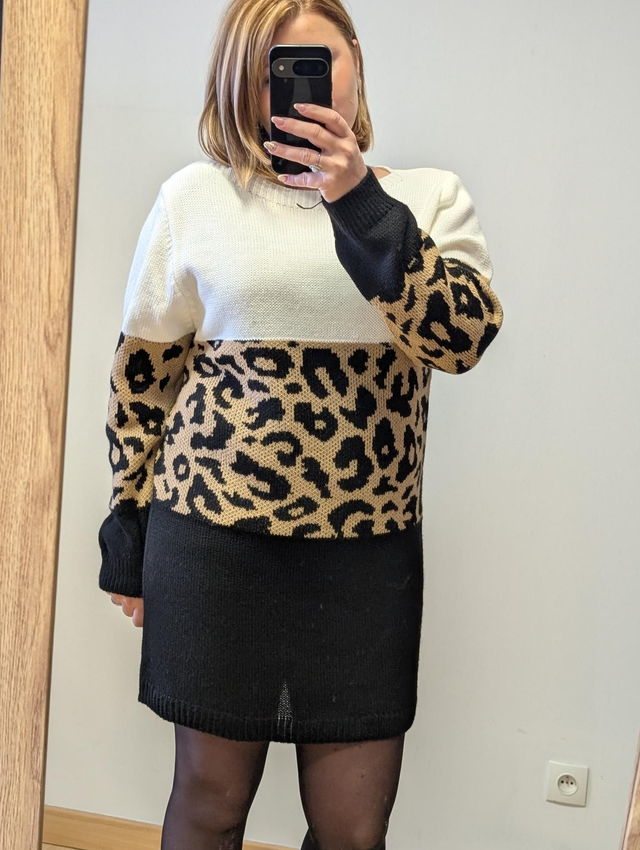 Robe pull Léopard TU 36/42