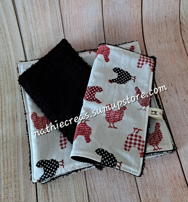 Essuie tout lavable en feuilles