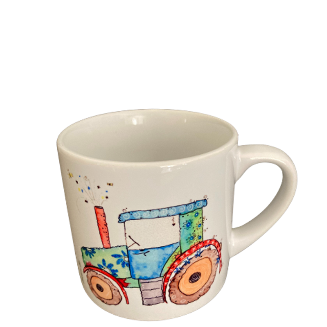 Keramiktasse "Traktor"