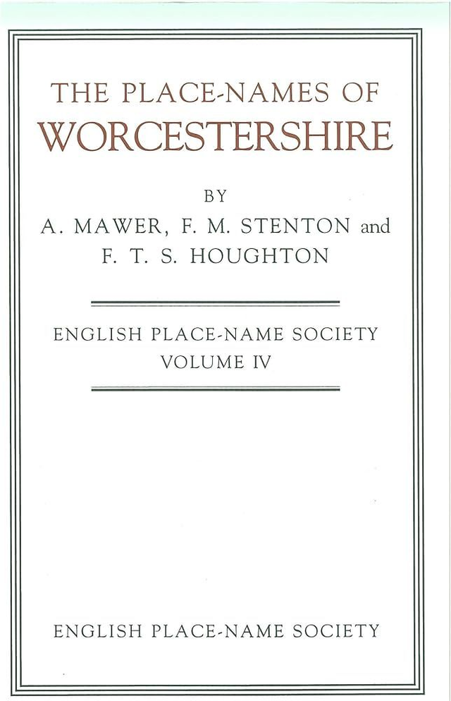 The Place-Names of Worcestershire