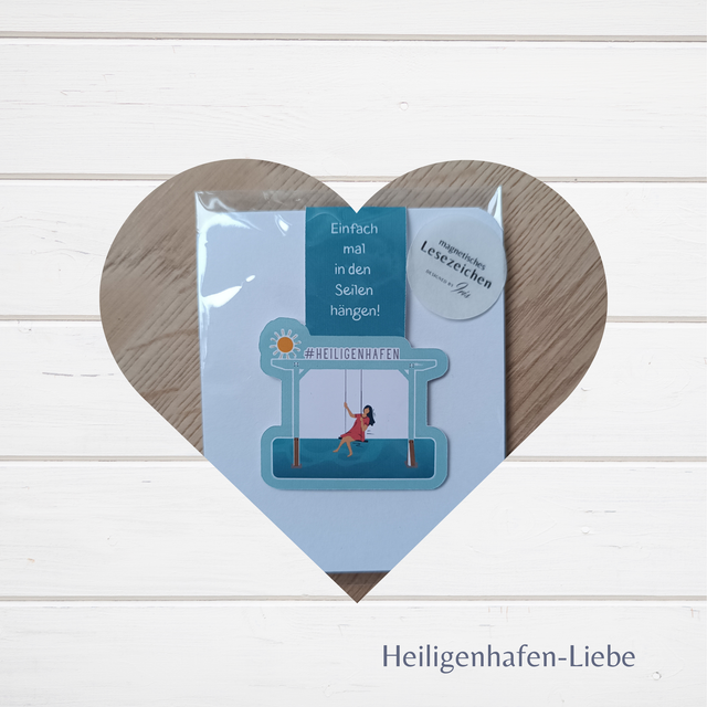 "Heiligenhafen-Liebe" Magnetisches Lesezeichen