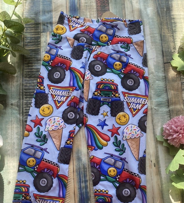 Summer Jam Leggings 3-4y